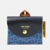 Lance Pierres Envoy 01 Snap Wallet - Denim Croc