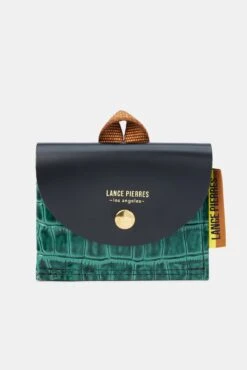 Lance Pierres Envoy 01 Snap Wallet - Forest Green