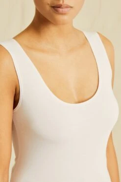 Iris Dream Knit Tank - Black - ReAmour -AGOLDE Shop 4012IrisScoopNeckTankWhite 3040 web 72f5537a 188b 4551 9b90 f83d7fa33283