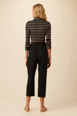 Anissa TENCEL™ Twill Pant - Black 8 Anissa TENCEL™ Twill Pant - Black -AGOLDE Shop 4104R1 Anissa Tencel Twill Black 3
