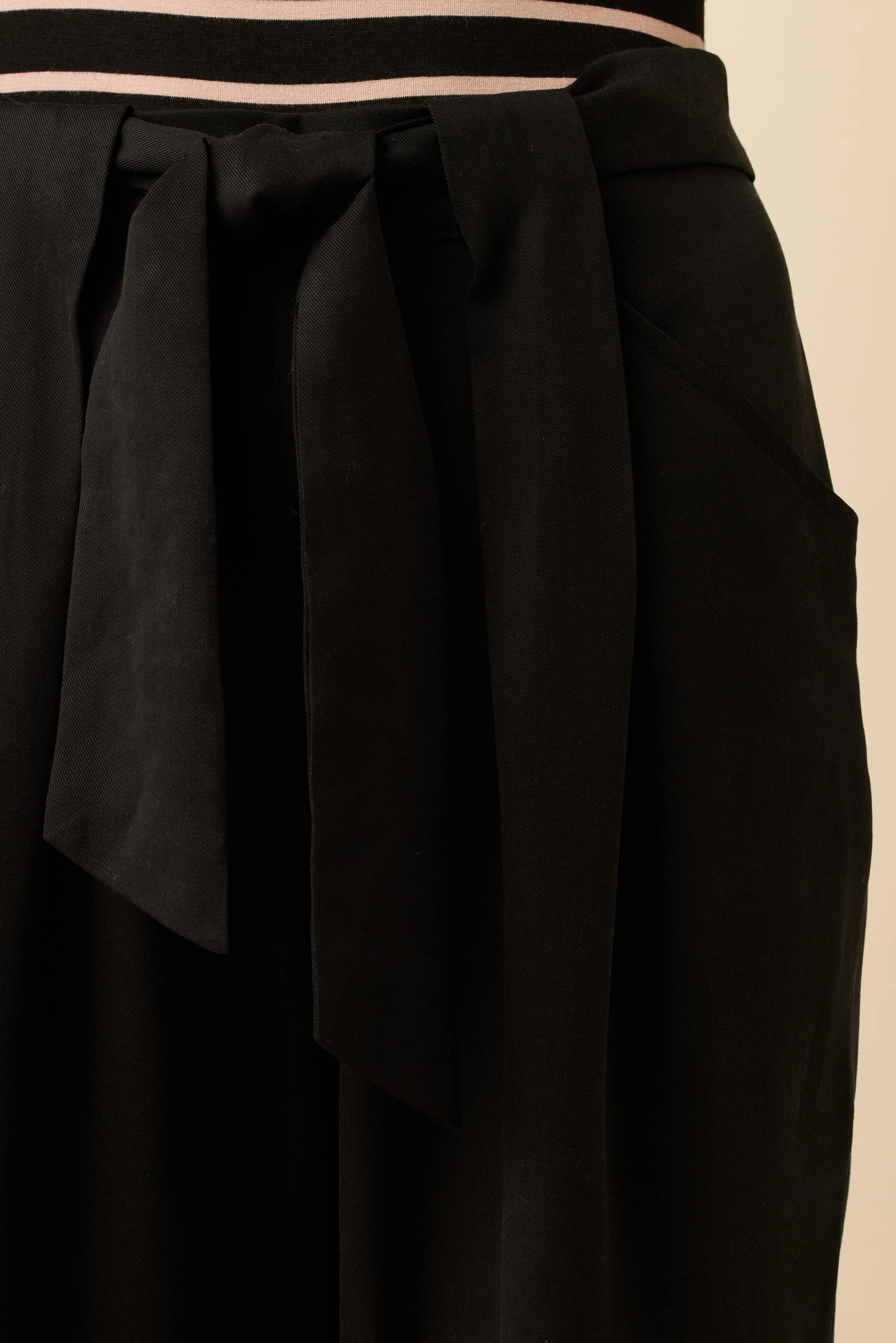 Anissa TENCEL™ Twill Pant - Black 5 Anissa TENCEL™ Twill Pant - Black - Image 5