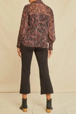 Lorenza Nouveau Silk Blouse -AGOLDE Shop 5028 Lorenza Joshua Tree Floral 0356 web