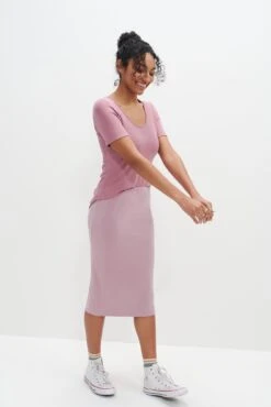 Yuma Dream Knit Skirt - Lilac 11 Yuma Dream Knit Skirt - Lilac -AGOLDE Shop 6089 Yuma Lilac 4344 web 5ad6612b 21f0 4cc8 804b 39a4953a209f