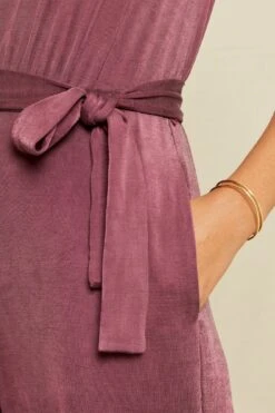 Georgina Tencel Luxe Jumpsuit - Pinot -AGOLDE Shop 6670 Georgina OL EXCLUSIVE ONLY Pinot 14109