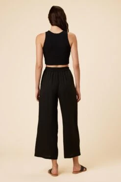 Katrina Paris Rib Tank - Black -AGOLDE Shop 6681 Katrina Black 3