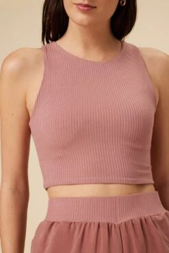 Katrina Paris Rib Tank - Quartz -AGOLDE Shop 6681 Katrina Quartz 4