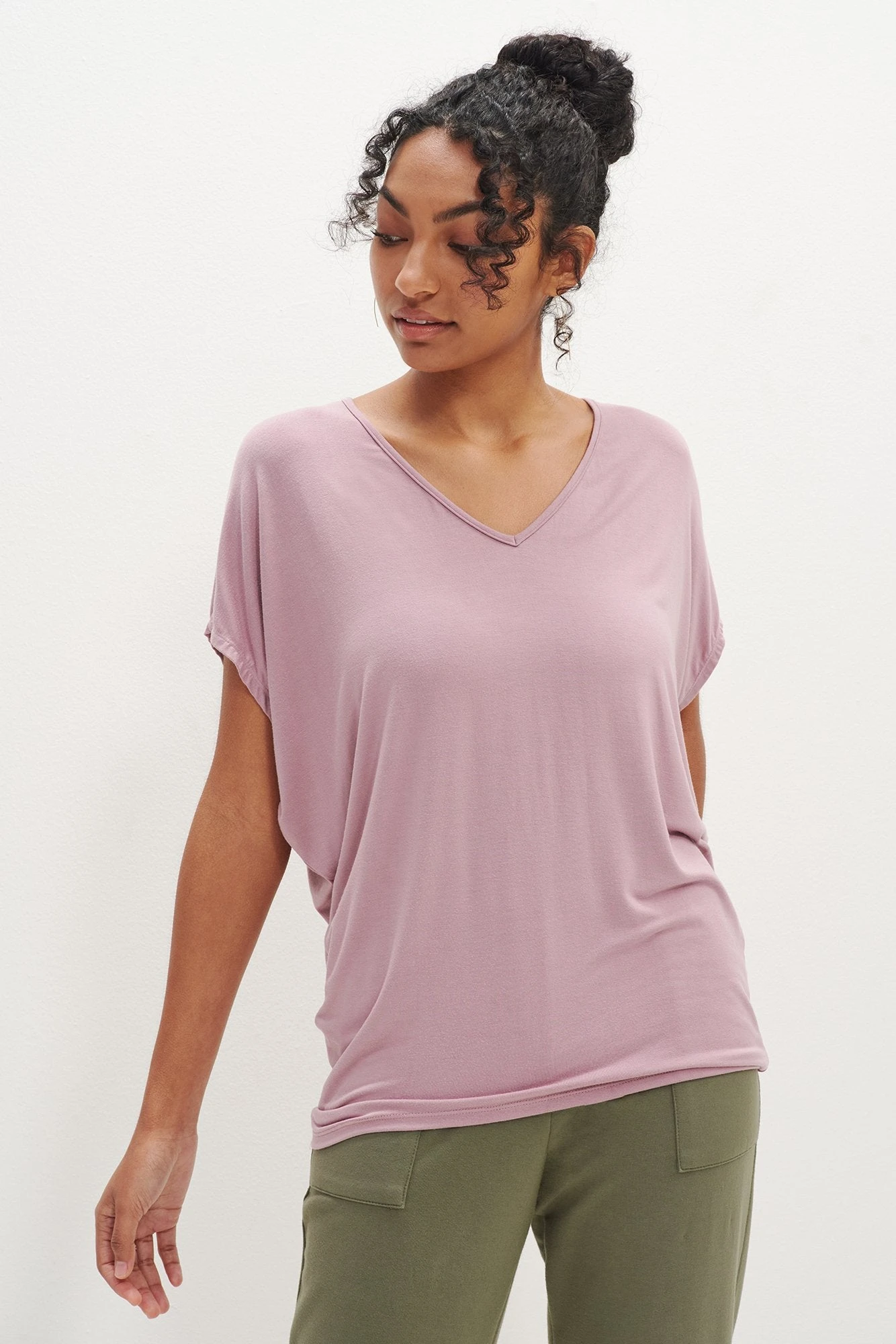Mayr Dream Knit Tee - Lilac 1 Mayr Dream Knit Tee - Lilac