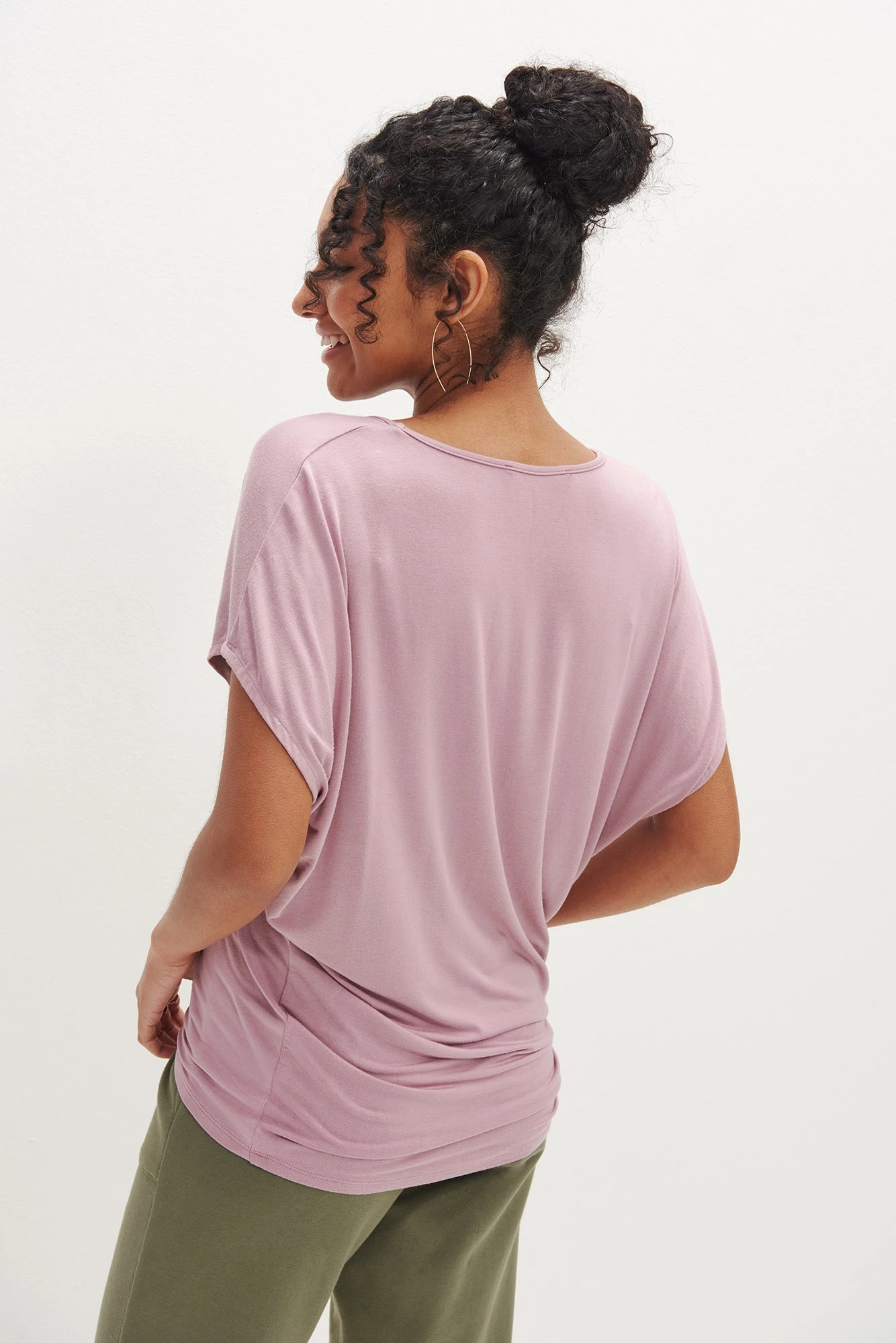 Mayr Dream Knit Tee - Lilac 3 Mayr Dream Knit Tee - Lilac - Image 3
