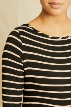 Francoise Long Sleeve Tee - Black And Rose -AGOLDE Shop 7045 Francoise Harbor Stripe Black Rose 2697 web 0e57133d de81 4b6a 9bbb 19baf5120a0b