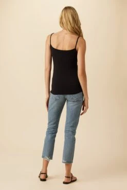 Camille Dream Knit Camisole - Black - ReAmour -AGOLDE Shop 7046 Camille Black 3 c0b2e811 a9ae 442f 88e0 210dfbc68630