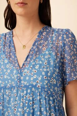 Ravello Nouveau Silk Dress - Brooklyn Floral -AGOLDE Shop 7545 Ravello Brooklyn 4