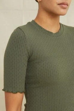 Mylene Pointelle Rib Dress - Calla Green 7 Mylene Pointelle Rib Dress - Calla Green -AGOLDE Shop 7550MyleneCallaGreen 1033 web 25dfa4ca 6988 4ed4 a390 ee4789acf4e9