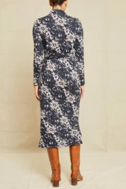 Castile Sweater Knit Dress -AGOLDE Shop 7607 Castile Sweater Dress Lola Floral 9888 web