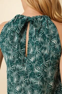 Hayden Washable Silk Blouse - Green Palm -AGOLDE Shop 7934 Hayden Green Palm 5