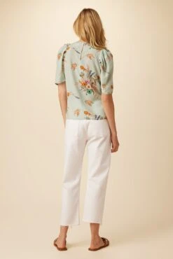 Sylvia Washable Silk Blouse - Cannes Floral -AGOLDE Shop 7935 Sylvia Silk Cannes Floral 3