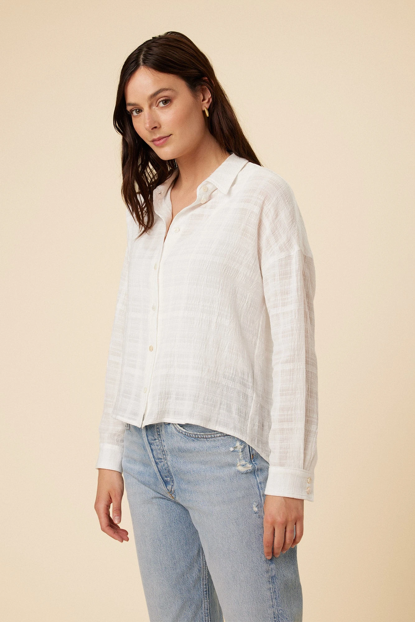 Madison Button Down - White 2 Madison Button Down - White - Image 2