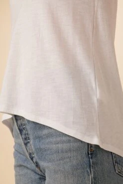 Sadie Reverie Slub Tank - White 9 Sadie Reverie Slub Tank - White -AGOLDE Shop 7951 Sadie White 4