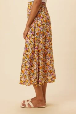 Blaze Ecovero Skirt - Mendocino -AGOLDE Shop 7969 Blaze Viscose Mendocino 2