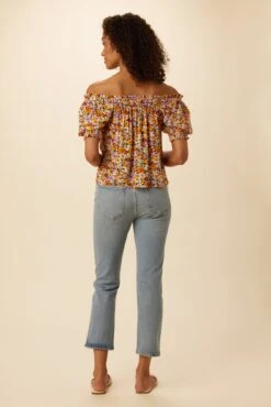 Gjelina Ecovero Blouse - Mendocino -AGOLDE Shop 7980 Gjelina Mendocino 3