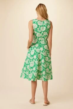 Keira Viscose Midi Dress - Bloomsbury -AGOLDE Shop 7987 Keira Bloomsbury 3
