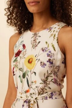 Larsa Washable Silk Dress - Provence Ivory -AGOLDE Shop 7988 Larsa Provence Ivory 4