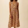 Bette Ecovero Midi Dress - Mendocino