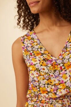 Bette Ecovero Midi Dress - Mendocino -AGOLDE Shop 7991 Bette Mendocino 4