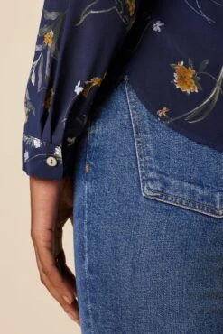 Kaya Washable Silk Blouse - Ana Floral -AGOLDE Shop 8509R1 Kaya Ana Floral 5