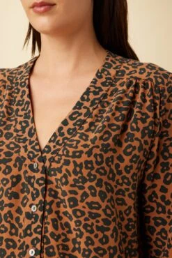 Kaya Washable Silk Blouse - Caramel Sauvage 7 Kaya Washable Silk Blouse - Caramel Sauvage -AGOLDE Shop 8509R1 Kaya Caramel Sauvage 4