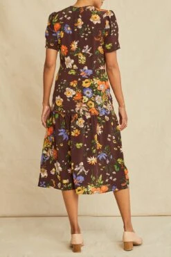 Aubrey Washable Silk Dress - Palermo Print -AGOLDE Shop 9292 Aubrey Palermo Print 3647 web