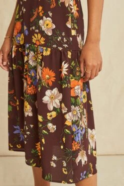 Aubrey Washable Silk Dress - Palermo Print -AGOLDE Shop 9292 Aubrey Palermo Print 3688 web