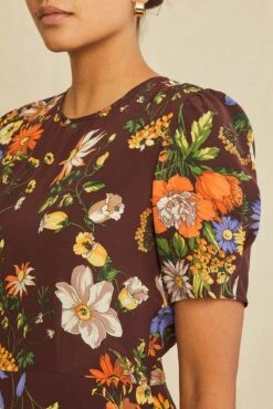 Aubrey Washable Silk Dress - Palermo Print -AGOLDE Shop 9292 Aubrey Palermo Print 3703 web