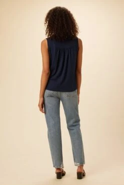 Hartley Reverie Slub Tank - Navy - ReAmour -AGOLDE Shop 9317 Hartley Navy 3 0ea3f3a1 ff78 4535 9b0a ce248911cc1c