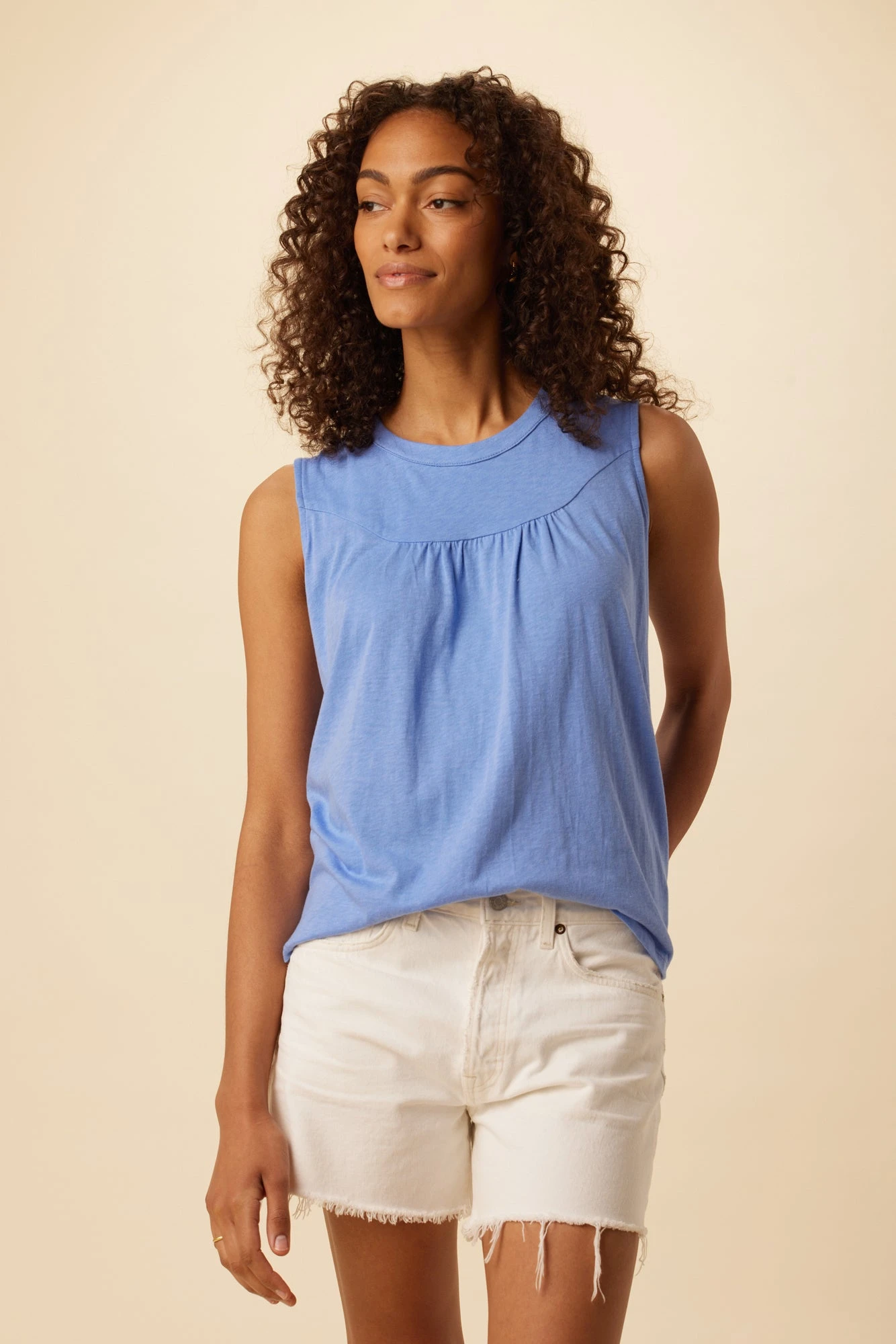 Hartley Reverie Slub Tank - Sky - ReAmour 1 Hartley Reverie Slub Tank - Sky - ReAmour