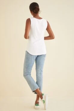 Mirabelle Dream Rib Tank - ReAmour -AGOLDE Shop 9332 Mirabelle White 3757 web 90cd4622 1289 4f81 87f6 7b4bb6aab516