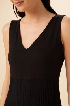 Zelie Maxi Dress - Black -AGOLDE Shop 9338 Zelie Black 4