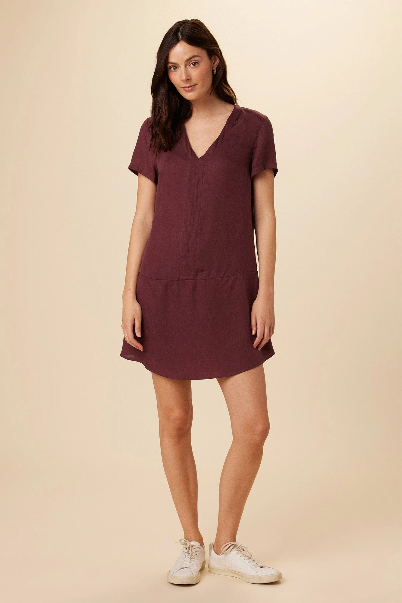 Zendaya Tencel Dress - Sepia 2 Zendaya Tencel Dress - Sepia - Image 2