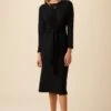 Russo Luxe Fleece Dress - Black