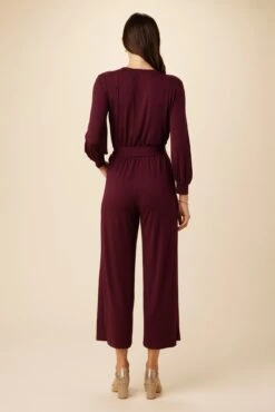 Everley Dream Knit Jumpsuit - Plum 6 Everley Dream Knit Jumpsuit - Plum -AGOLDE Shop 9623 Everly Jumpsuit Plum 3