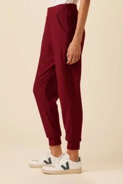 Skylar Luxe Fleece Jogger - Mulberry -AGOLDE Shop 9647 Skylar Luxe Mulberry 2