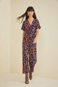 Fantasia Silk Jumpsuit -AGOLDE Shop 9669 Fantasia Matisse Rust 1418 web