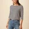 Cecelia Reverie Knit Tee - Paris Stripe