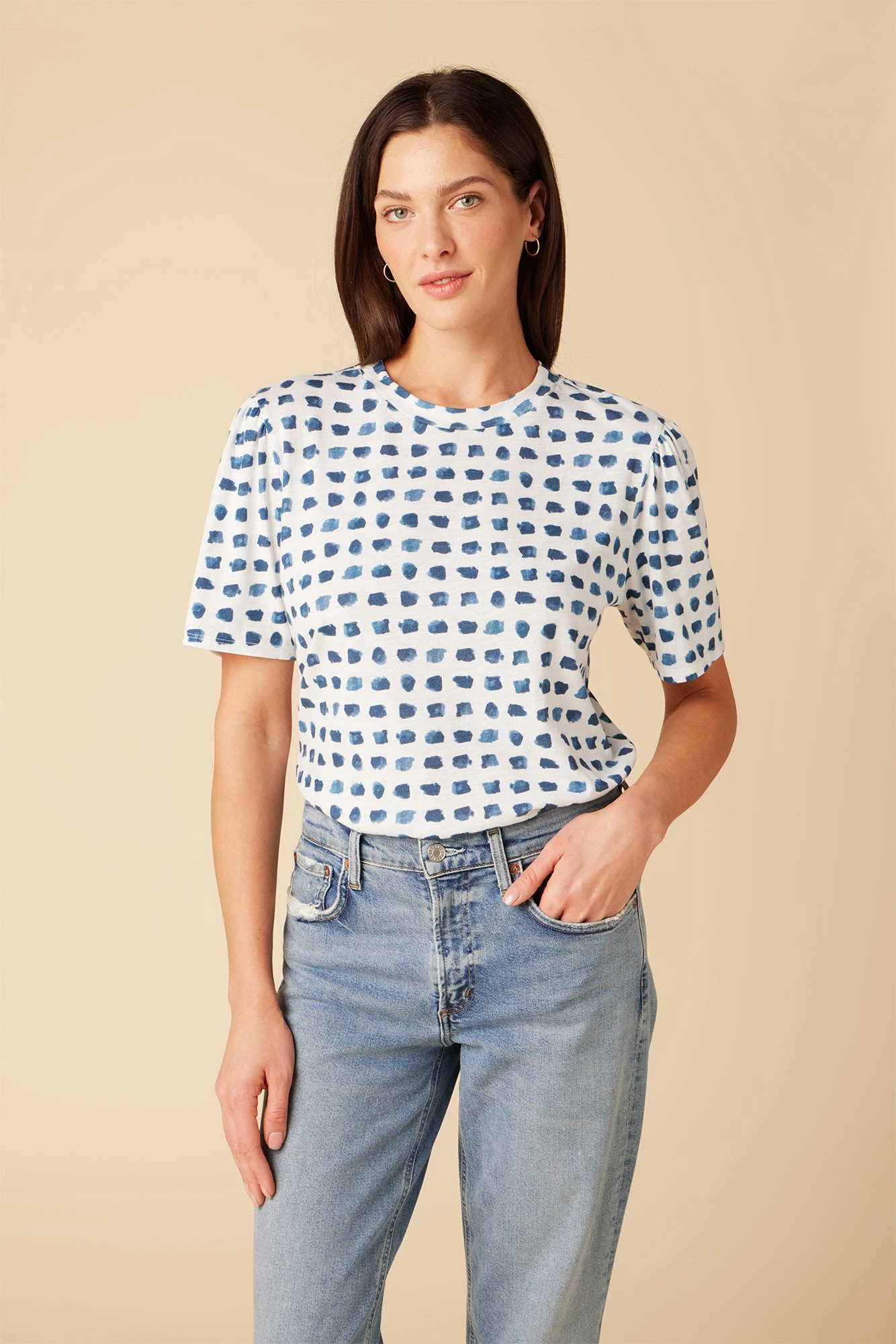 Odilia Reverie Slub Tee - Squared Up White 2 Odilia Reverie Slub Tee - Squared Up White - Image 2