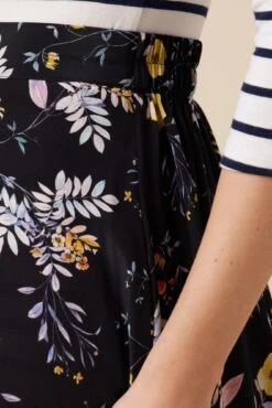 Blaze Washable Silk Skirt - French Jardin Black -AGOLDE Shop 9838 Blaze French Jardin Black 5