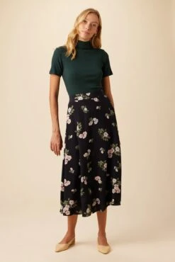 Blaze Washable Silk Skirt - Ladera Floral -AGOLDE Shop 9838 Blaze Ladera Floral 4