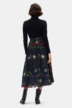 Blaze Washable Silk Skirt - Osaka Floral 8 Blaze Washable Silk Skirt - Osaka Floral -AGOLDE Shop 9838 Blaze Osaka Floral 3