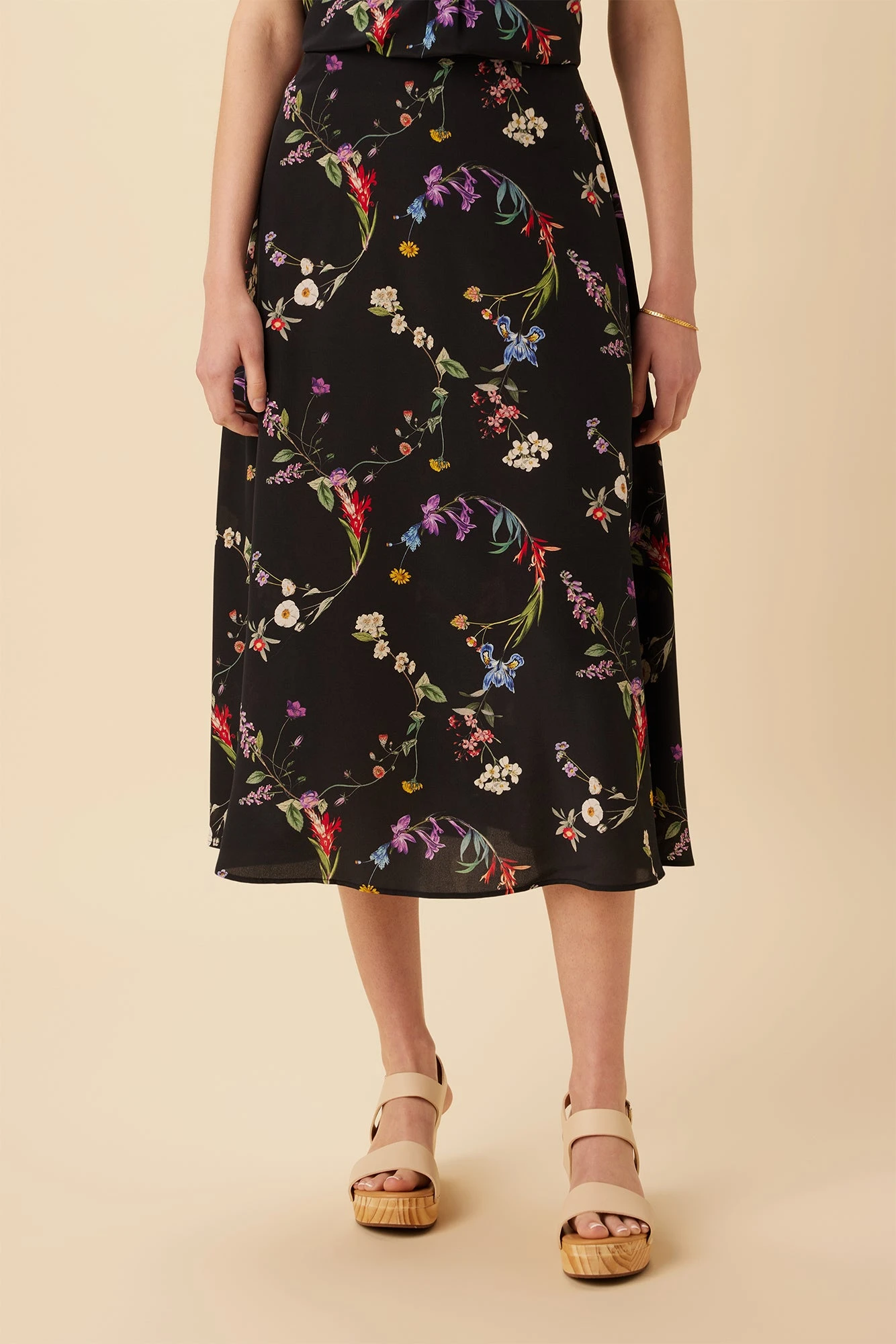 Blaze Washable Silk Skirt - Marin Floral 1 Blaze Washable Silk Skirt - Marin Floral