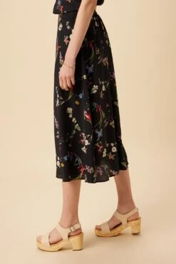 Blaze Washable Silk Skirt - Marin Floral 7 Blaze Washable Silk Skirt - Marin Floral -AGOLDE Shop 9838 Blaze Silk Marin Floral 2