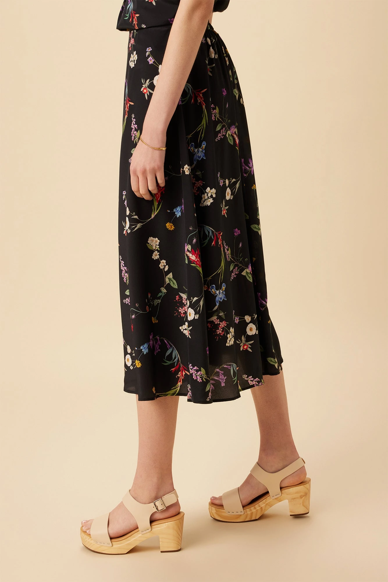 Blaze Washable Silk Skirt - Marin Floral 3 Blaze Washable Silk Skirt - Marin Floral - Image 3