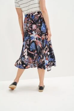 Blaze Washable Silk Skirt - Saint Barts Black Floral 6 Blaze Washable Silk Skirt - Saint Barts Black Floral -AGOLDE Shop 9838 Blaze Washable Silk Saint Barts Black 0791 Web 0eea2de3 fb17 4cc4 8210 7cef0f6c9daa